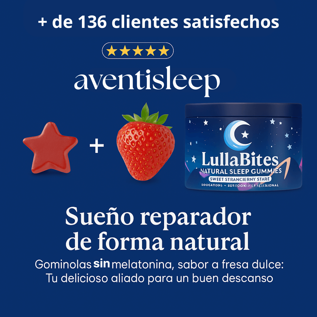 GOMINOLAS LullaBites® – Sueño Natural y Reparador sin Melatonina