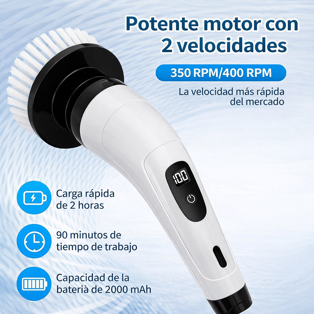 Cepillo Eléctrico de Limpieza TURBOCLEAN®