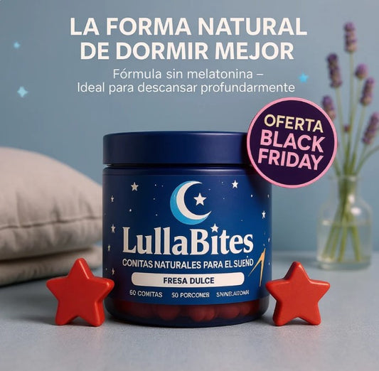 GOMINOLAS LullaBites® – Sueño Natural y Reparador sin Melatonina