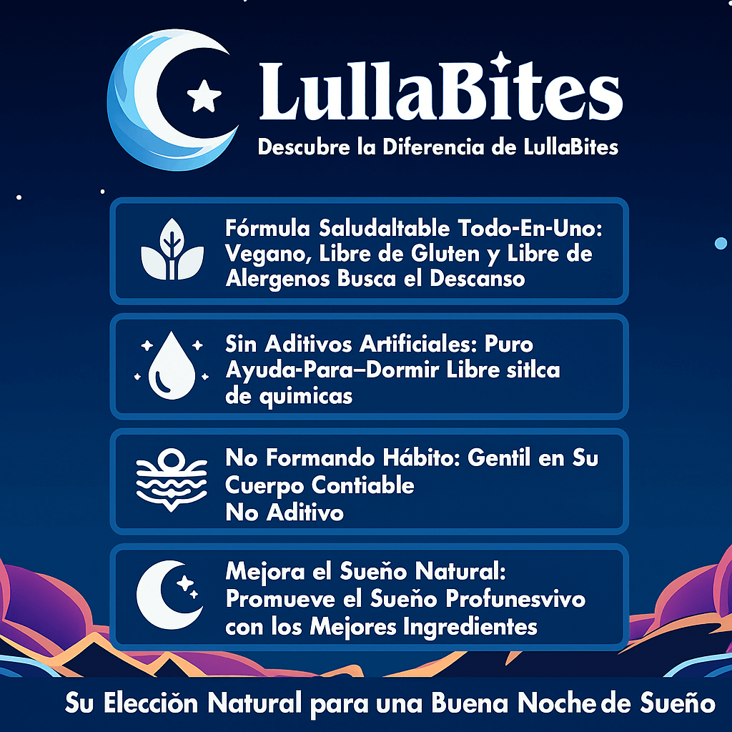 GOMINOLAS LullaBites® – Sueño Natural y Reparador sin Melatonina